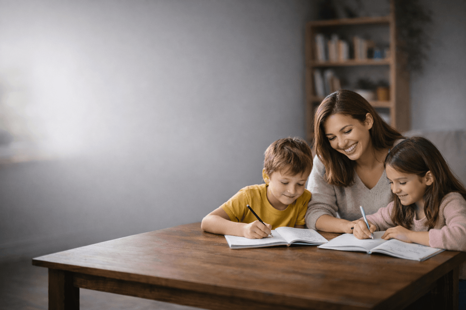 Bild einer Frau und einem Kind